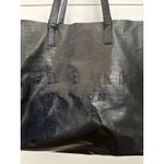 Ted Baker London Black Embossed Croc Faux Leather Tote Bag Photo 1
