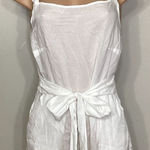 Lucky Brand New. sheer white romper/coverup. Normally $79 Photo 0