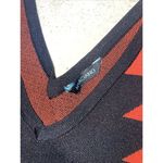 Marciano  MEDIUM NATIVE Western Pattern DRESS‎ Black Orange Sleeveless Photo 2
