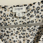 J.Crew  long sleeve animal print leopard cheetah vneck dress Photo 3