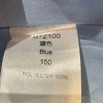 Ice blue flowy pleated chiffon halter dress size small Photo 3