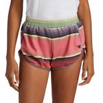 Aviator Nation sweat shorts in Tulum Rainbow Photo 1