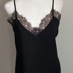 BCBGMAXAZRIA New Astrella Little Black Lace Neckline Crepe Slip Dress Photo 1