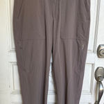 Athleta Women's Brown Jogger Pants Cargo Pockets Athleisure Casual Size 12 Photo 0