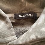 Talentless PREMIUM HOODIE IN OLIVE CRYSTAL WASH - MEDIUM Photo 6