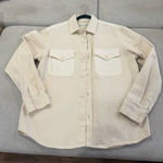 ZARA  Women's Cream Denim Shacket Photo 0