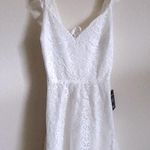 Lulus White Lace Dress Photo 0