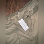 Moon River Women's Wide Leg Pants - Olive cargo spring NWT $140 M casual barrel Photo 6