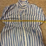 Ava & Viv  Blue and White Striped Midi Dress Photo 12