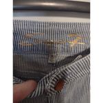 Seven7  Striped Sunset Bermuda Shorts Fray Hem 9 Inch Inseam Women's 8 Photo 1