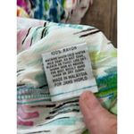 Jams World Women's Paisley Rain print V-Neckline Single Tier Ruffle Dress Size L Photo 10