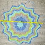 Slouch draw trying style hand made bag / blanket combination unique purse blanke Blue Photo 3