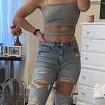 SheIn Gray Crop Top Photo 0