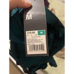 Target Women's Blouse Green Button Up Shirt Mossimo Top M Ruffles short sleeve Photo 1