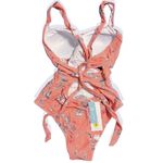 Cupshe New Salmon Pink Floral and One Piece Swimsuit Photo 5