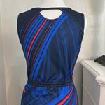 Callaway  Truesculpt Ski Lines Pocket  Sleeveless Golf Active‎ Dress Blue Small Photo 5