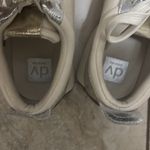 DV by Dolce Vita Silver and Cream Sneakers with Modern Design Braiden sneakers Size 10 Photo 7