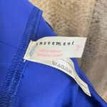 Free People  Movement Cobalt Blue Zephyr Striped Leggings Small Photo 2