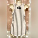 PINK - Victoria's Secret Women's Victoria Secrets Pink New York Yankee Striped Tank Top Photo 1