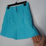 ASOS linen blend blue high-waisted short size 6 Photo 1