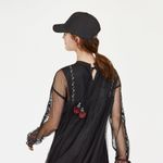ZARA  Plumetis Embroidered Dress Photo 5