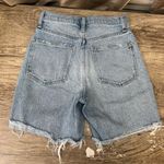 Madewell  High-Rise Mid-Length Denim Shorts Woodvale Wash: TENCEL™ Denim Edition‎ Photo 3