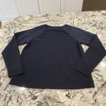Vince  Black Silk Embellished Shoulders CrewNeck Sweatshirt‎ size XS Photo 1