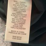 Rebecca Taylor  Black Leather Wool Leopard Animal Print Dress Size 10 Medium M Photo 6