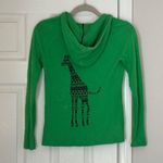 Lilly Pulitzer Rare Vintage Josephine Giraffe Zip Up Hoodie Sweater Size Small S Photo 4