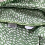 Loft Ann Taylor  leaf-pattern green dress Photo 5