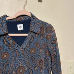 CAbi  Provincial Blue‎ Floral Shirt Dress #3295 Size XS Photo 4