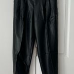 Anthropologie Maeve Faux Leather Tapered Pleated Pants, Size 2 Photo 7
