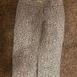Laundry by Shelli Segal  Capri Pants 4 Black and Tan Geometric Print Cotton GUC Photo 0