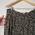 ASOS Olive Green Ditsy Floral Midi Skirt Photo 5