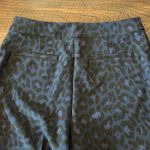 Kate Spade New York Leopard Print Cropped Pants Blue/Black Size 6 Photo 5