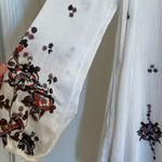 Free People  Oxford Floral Embroidered Mini Dress Cream Small Photo 5