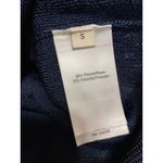 barney's new york Navy Blue Crewneck Long Sleeve Knit Sweatshirt Sweater Top Sz S Photo 4