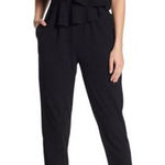 Alexia Admor Alexia‎ Admor Synthetic One-shoulder Ruffle Jumpsuit in Black Womens Size 4 Photo 0