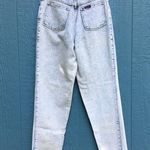 Sasson Vintage High Waisted Acid Wash Jeans Mom 7 8 Light Blue 80s Retro Pants Photo 4