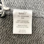 Aritzia TNA Grey Ivory Sea To Sky Zip Up Wool Cardigan Sweater NWT Fitted Medium Gray Photo 11