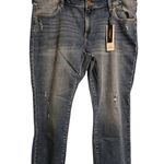 Liverpool NWT Kennedy Distressed Crop Mid Rise Jeans ECO Style 16W Photo 0