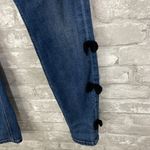 McGuire Denim MCGUIRE Black Bow Skinny Jeans Photo 1