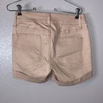 SO  light pink beige distressed midi denim Jean shorts Photo 3