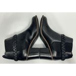 Sperry NEW Liberty Chelsea Boots Leather Braided Strap Booties Black Size 8 Photo 5