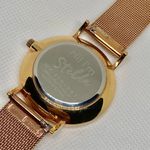 Wristology rose gold tone women quartz analog watch 37mm mesh band running Photo 4