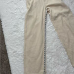 Weekday  Cream Wide Leg Pants High Waisted Minimalist Size 28 Photo 11