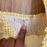 Copper Key  Yellow Gingham Blouse Photo 2