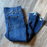 EUC INDIGO POPPY Stylish Distressed Skinny Jeans Dk Blue Raw Hem Size 18 Stretch Size L Photo 7