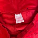 No Boundaries  red velvet leggings Photo 4