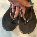 Tkees  Glitters silver metallic Gleam Lily Flip Flop Sandals summer size 8 Photo 5